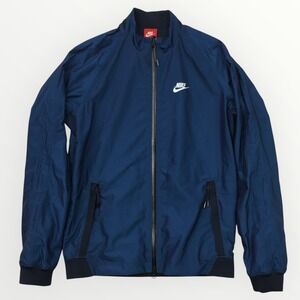 Nike Men's N98 Iridescent Blue Lightweight Track Jacket Full Zip Size M‎